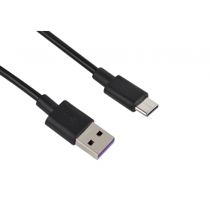 USB кабель Intro CI650 type-C черный 1м